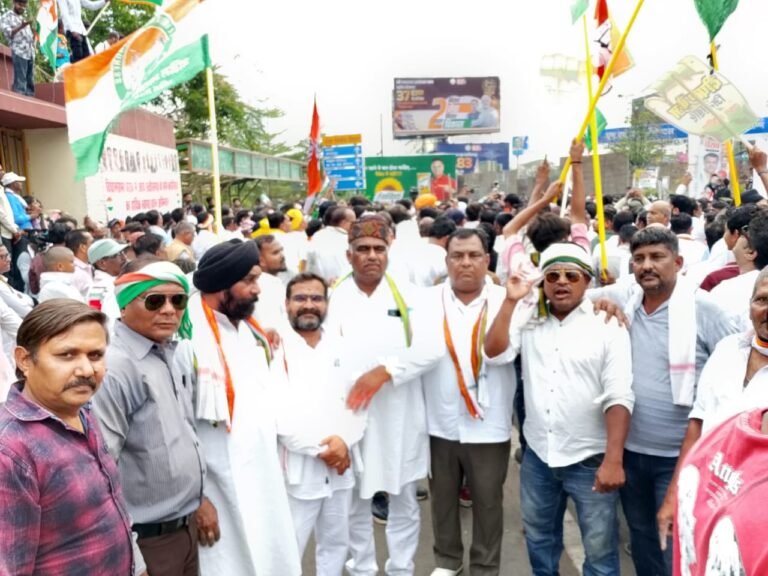 विधानसभा घेराव में शामिल हुए विष्णु लोधी