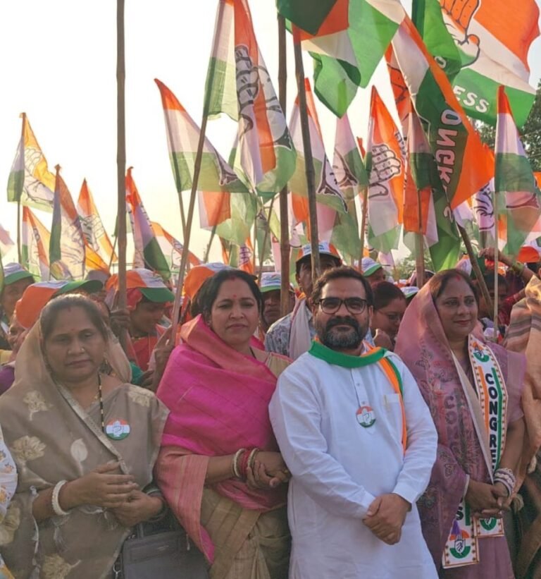 डोंगरगढ-घुमका में कांग्रेस की विशाल चुनावी रैली में उमड़ा जनसैलाब(विष्णु लोधी)