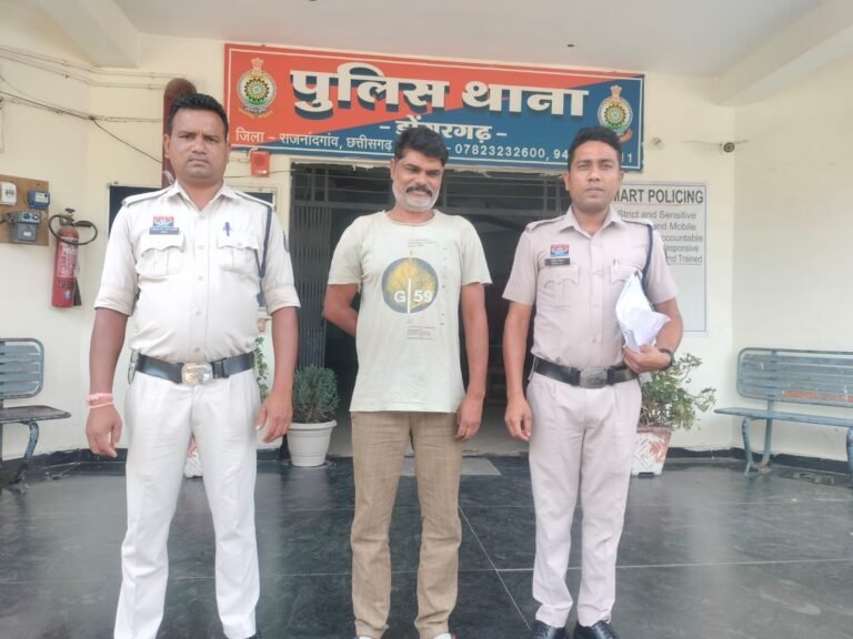 Dongargarh: फरार आरोपी गिरफ्तार,वृद्ध महिला के साथ गाली-गलौज, मारपीट एवं जान से मारने की धमकी देने का आरोप….