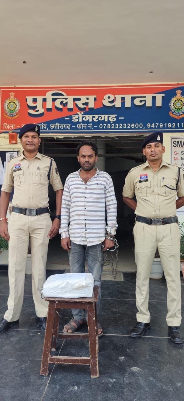 Dongargarh: गांजा परिवहन करते फारुख खान उर्फ करी अज्जू पुलिस की गिरफ्त में…